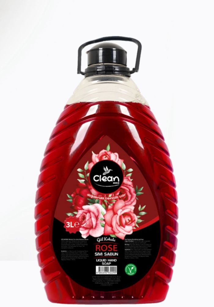 Clean Rose Sıvı Sabun 3l